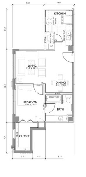 Unit 1012 1012 floor plan